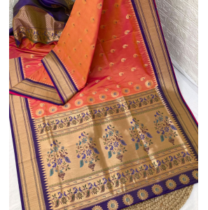 Elegant Original Tana Shiny Soft Silk Saree With Blouse