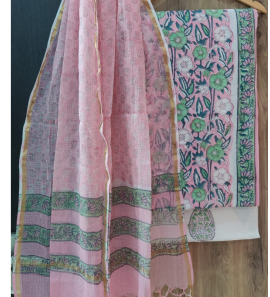 Stunning Pure Cotton Suits With Kota Doria Dupatta