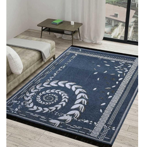 Beautiful Velvet Carpet In Grey