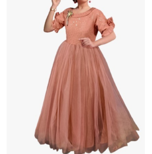 Beautiful Rayon And Soft Net Anarkali Gown