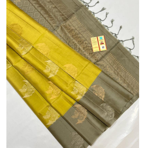 Pure Kanjivaram Handloom Soft Silk Saree With Unique Design 