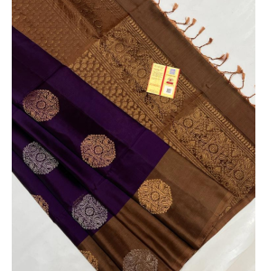 Pure Kanjivaram Handloom Soft Silk Saree With Unique Design 