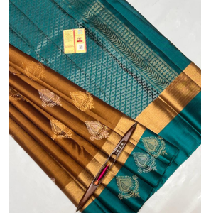 Pure Kanjivaram Handloom Soft Silk Saree With Unique Design 