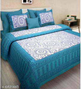 Jaipuri Cotton Pannel Bedding Set 