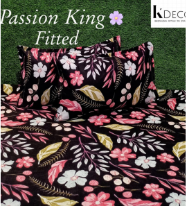 Beautiful King Size Fitted Bedsheet Set