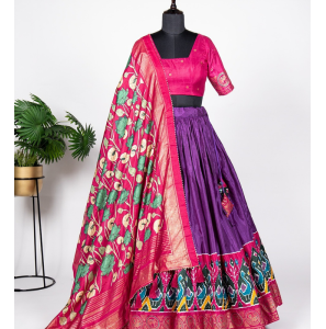 Soft Dola Silk Stitched Lehenga