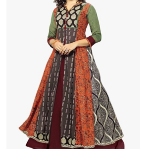 Latest Rayon Print Gown Latest Rayon Print Gown