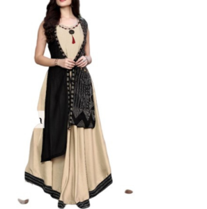 Beautiful Rayon Print Gown