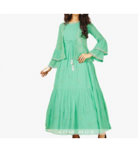 Latest Faux Georgette Koti And Gown