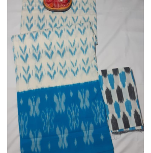 Beautiful Pure Linen Saree With Blouse