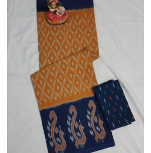 Beautiful Pure Linen Saree With Blouse