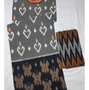 Beautiful Pure Linen Saree With Blouse