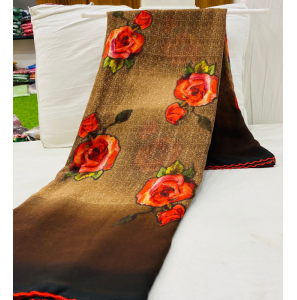 Daily Wear Georgette Saree With Running Blouse Piece