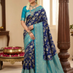 Elegant Lichi Silk Saree with Beautiful Rich Pallu