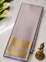 Zari Woven Semi Silk Saree with Contrasting Rich Pallu - Image 4
