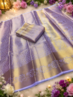 Zari Woven Semi Silk Saree with Contrasting Rich Pallu - Image 3
