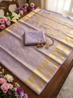 Zari Woven Semi Silk Saree with Contrasting Rich Pallu - Image 2