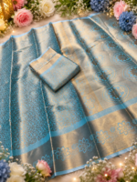 Premium Semi Silk Saree with Contrasting Rich Pallu - Image 3