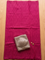 Elegant Magenta Pink & Gold Woven Saree with Designer Blouse