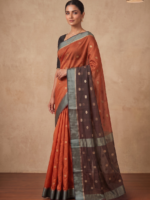 Dual-Tone Chanderi Chanderi Silk Blend - Image 4