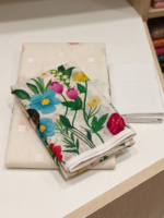 Garden Grace Ivory Botanical Print Saree - Image 3